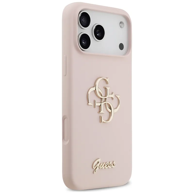Silikoonist suur 4G skriptikate iPhone 17 Pro Maxi jaoks roosa
