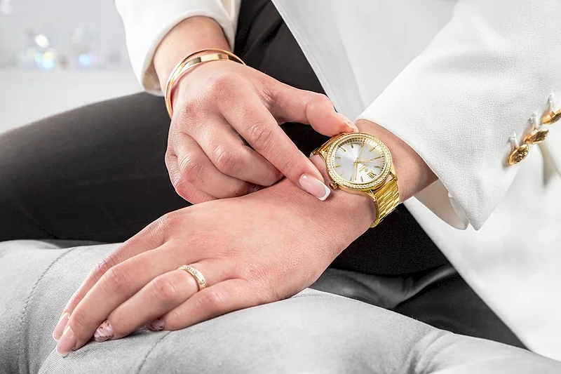 Giewont Sapphire Women’s Watch / gold/silver