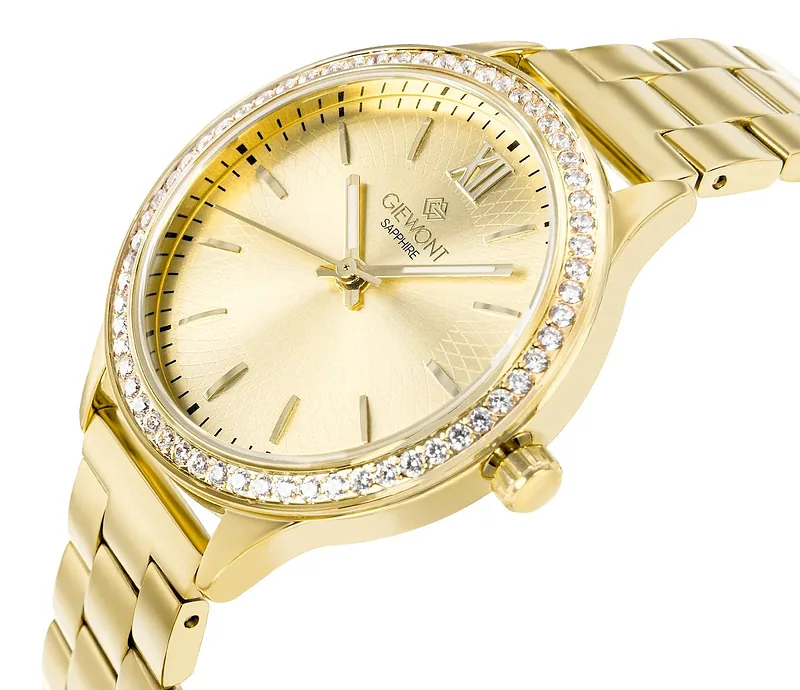 Giewont Sapphire Women’s Watch GW1140-B3 / gold