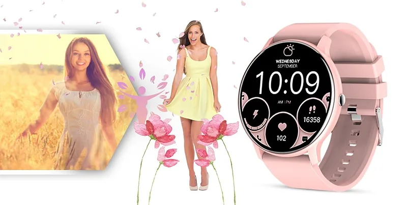 GIEWONT Smartwatch GW120-1 / pink