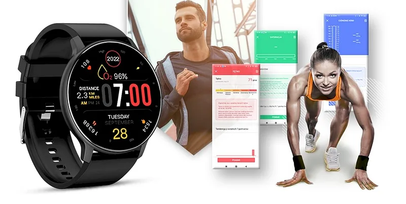 GIEWONT Smartwatch GW120-2 Pro / black