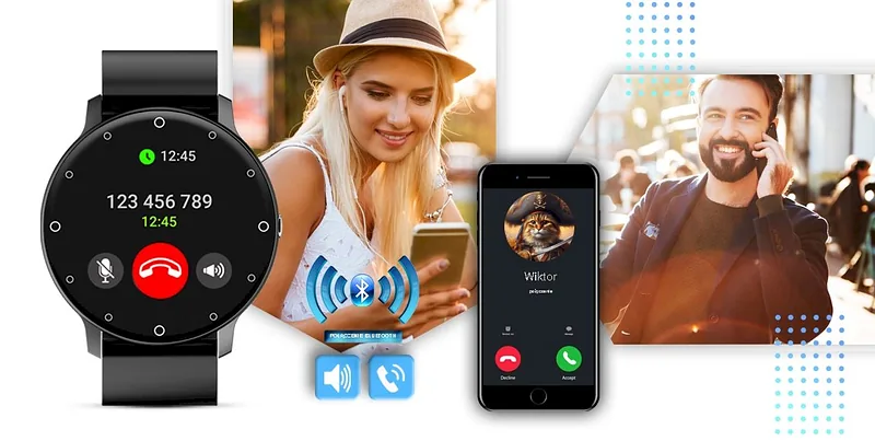 GIEWONT Smartwatch GW120-2 Pro / black