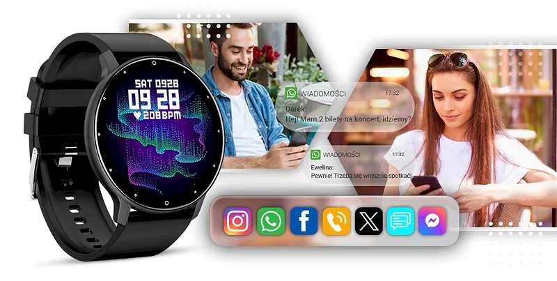 GIEWONT Smartwatch GW120-2 Pro / black