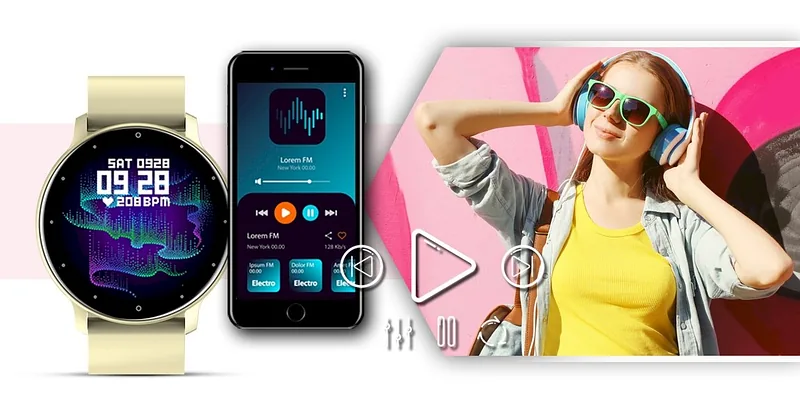 GIEWONT Smartwatch GW120-6 / ecru