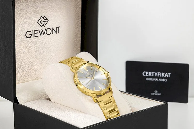 Giewont Sapphire Women’s Watch GW2360-B2 / gold-silver