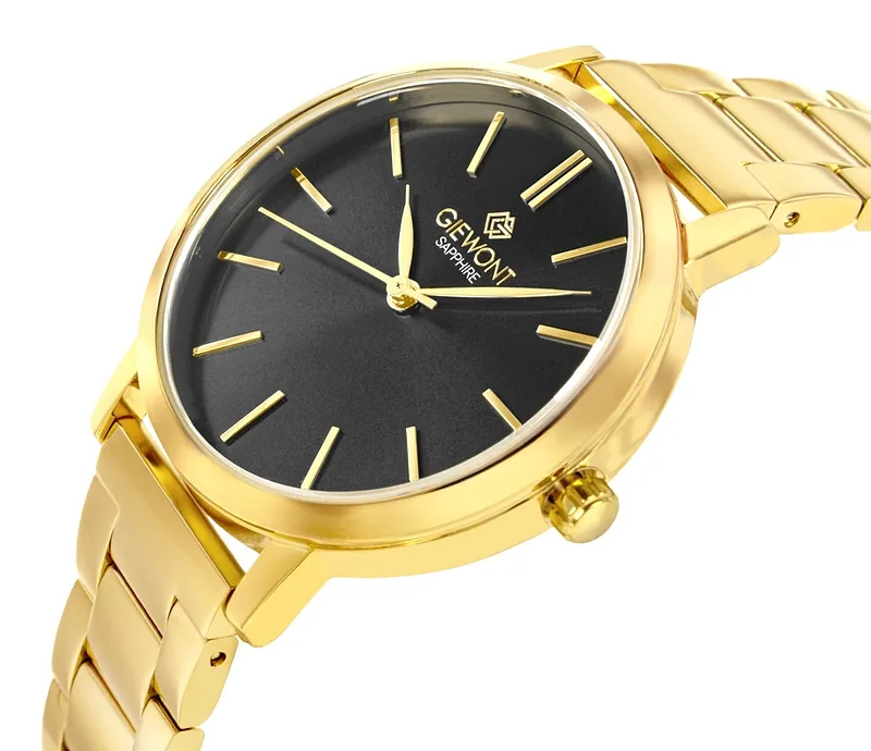 Giewont Sapphire Women’s Watch / Gold/Black