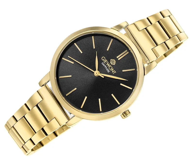 Giewont Sapphire Women’s Watch / Gold/Black