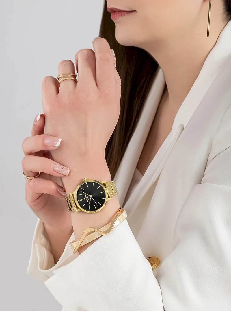 Giewont Sapphire Women’s Watch / Gold/Black