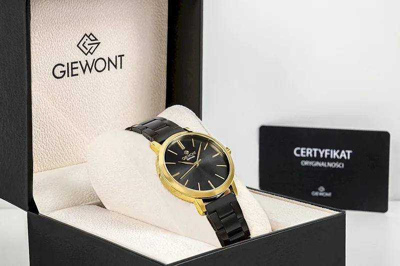 Giewont Sapphire Women’s Watch / gold/black
