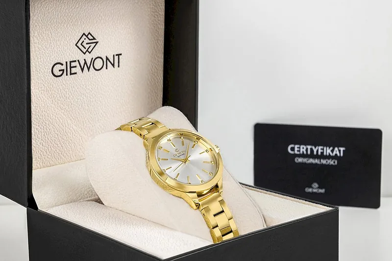 Giewont Sapphire Women’s Watch / gold-silver
