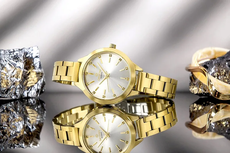 Giewont Sapphire Women’s Watch / gold-silver