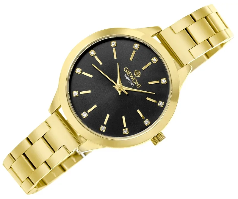 Giewont Sapphire Women’s Watch / gold/black
