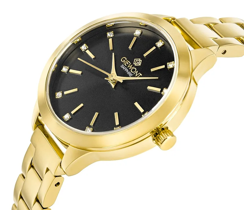 Giewont Sapphire Women’s Watch / gold/black