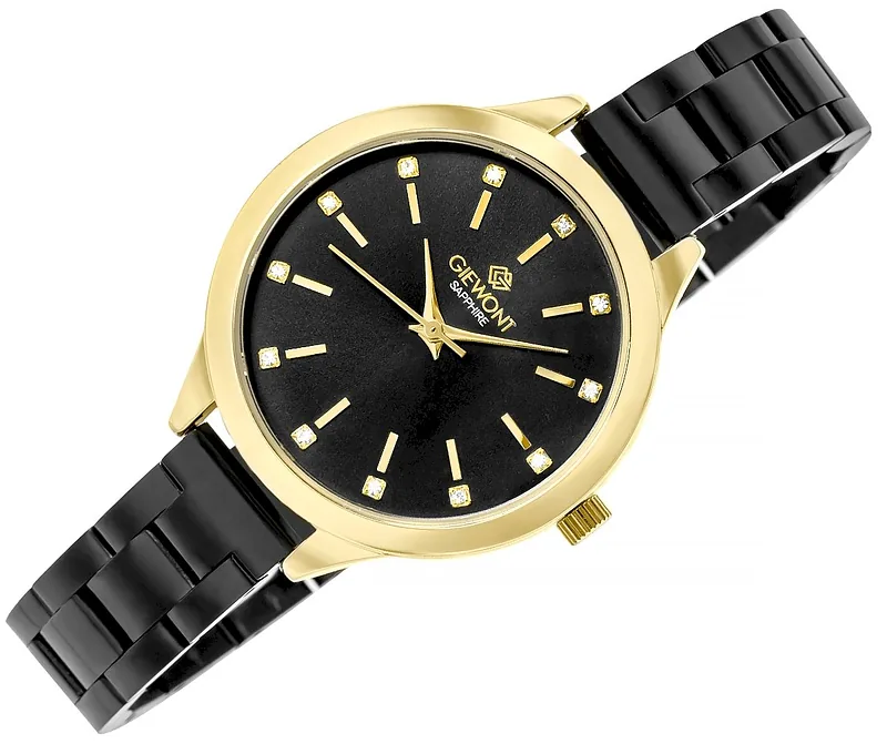 Giewont Sapphire Ladies Watch GW2720-B4 / gold/black