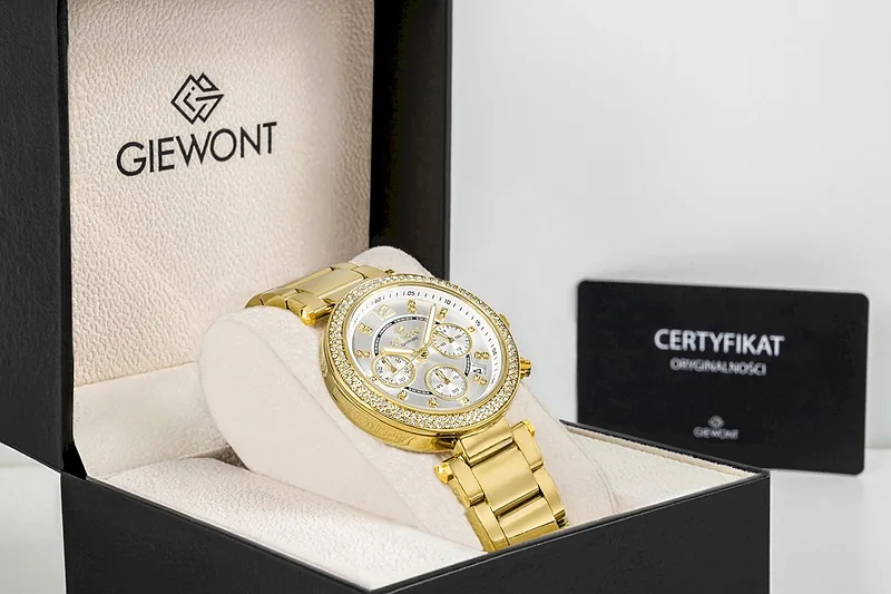 Giewont Sapphire Women’s Watch / gold/silver