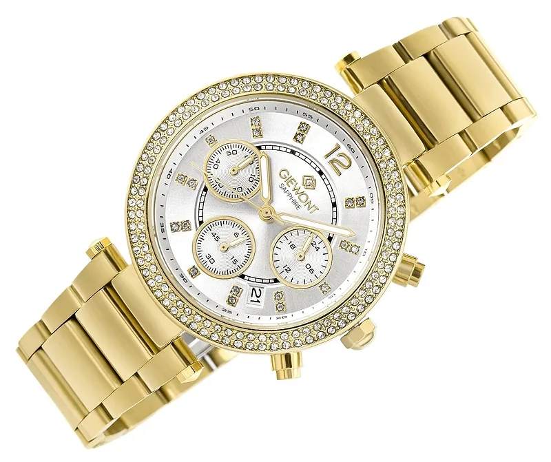 Giewont Sapphire Women’s Watch / gold/silver