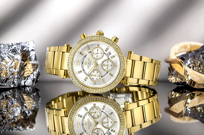 Giewont Sapphire Women’s Watch / gold/silver