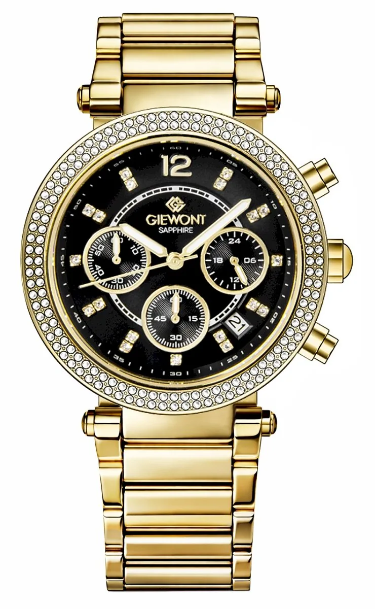 Giewont Sapphire Women's Watch / gold/black