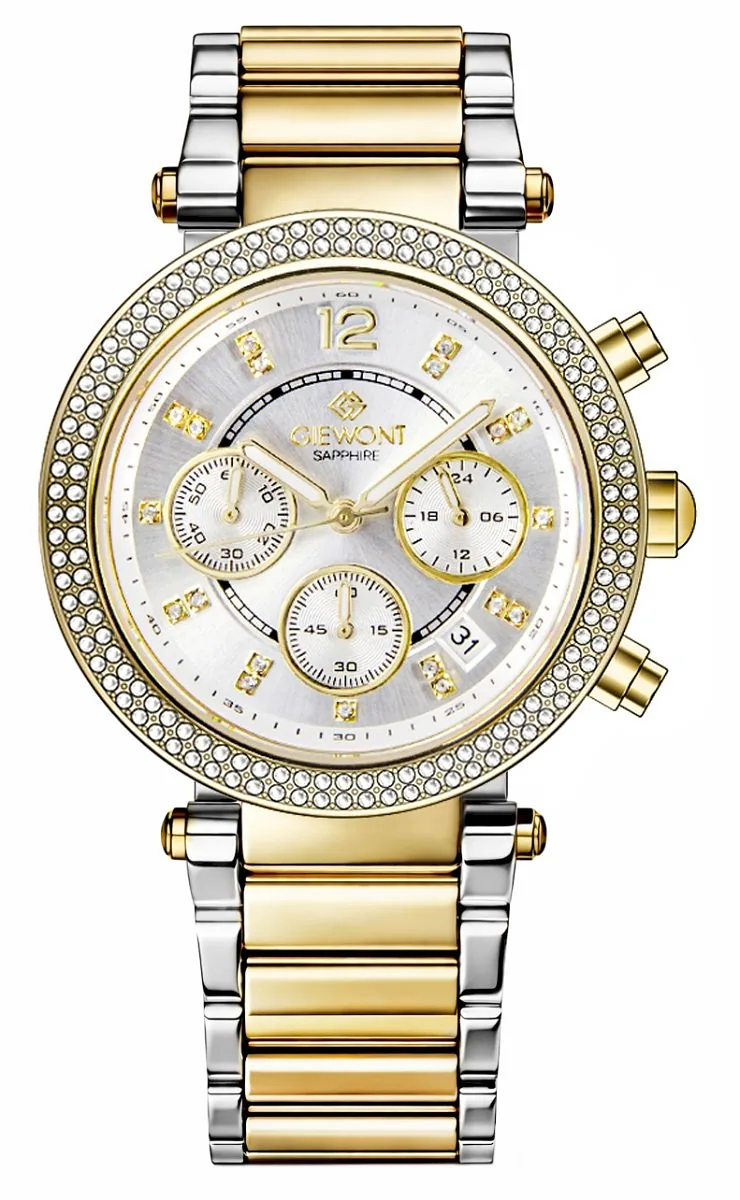 Giewont Sapphire Women’s Watch / gold/silver