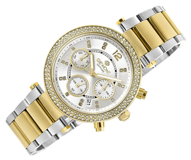 Giewont Sapphire Women’s Watch / gold/silver