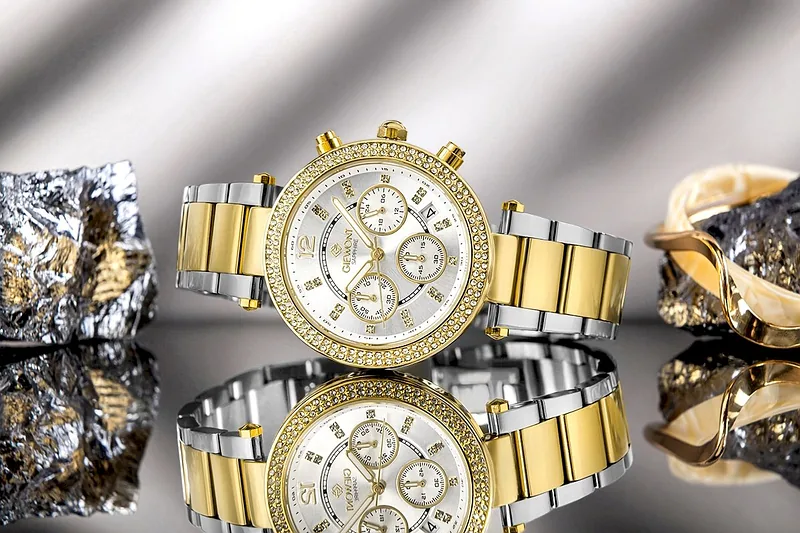 Giewont Sapphire Women’s Watch / gold/silver
