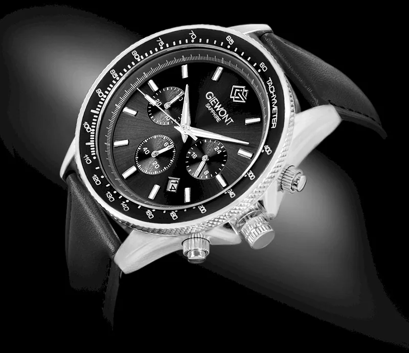 Giewont Men’s Chronograph Watch Sapphire / black