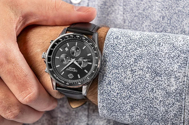 Giewont Men’s Chronograph Watch Sapphire / black