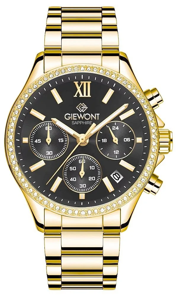 Giewont Sapphire Women's Watch / gold/black