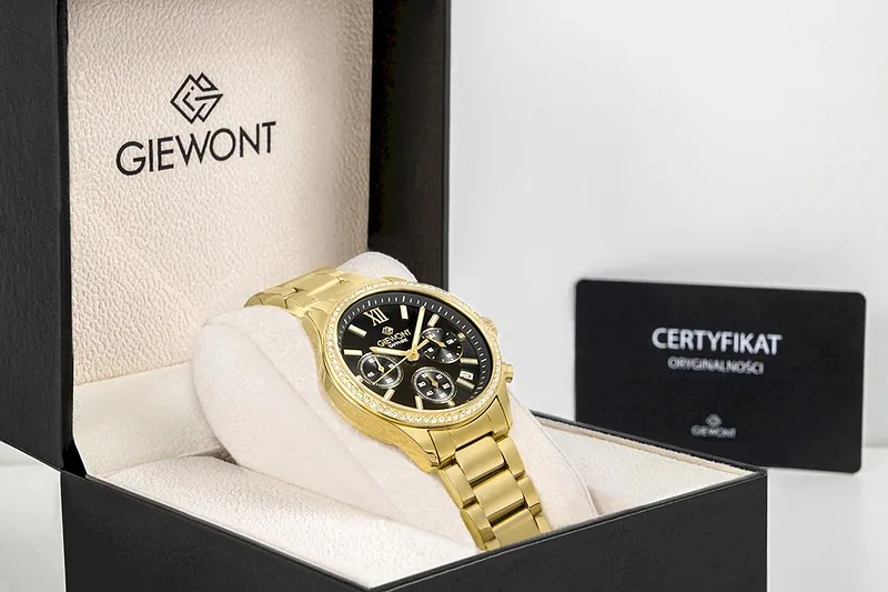 Giewont Sapphire Women’s Watch / gold/black