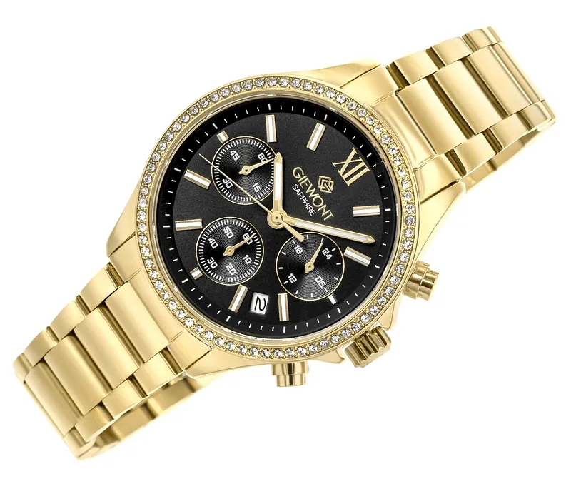 Giewont Sapphire Women’s Watch / gold/black