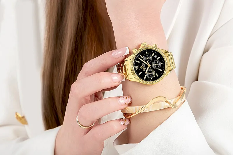 Giewont Sapphire Women’s Watch / gold/black