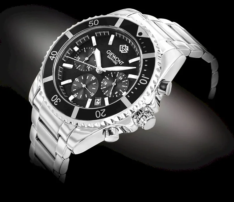 Giewont Chronograph Sapphire Men’s Watch / silver