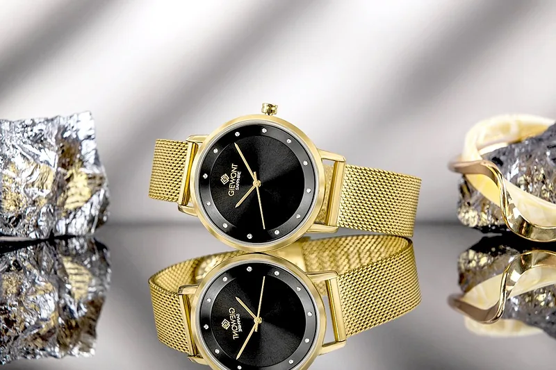 Giewont Sapphire Women’s Watch / gold-black