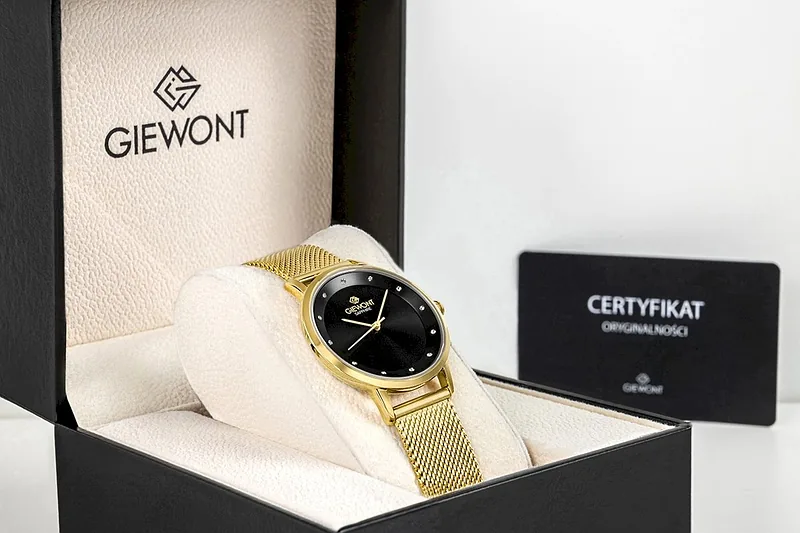 Giewont Sapphire Women’s Watch / gold-black