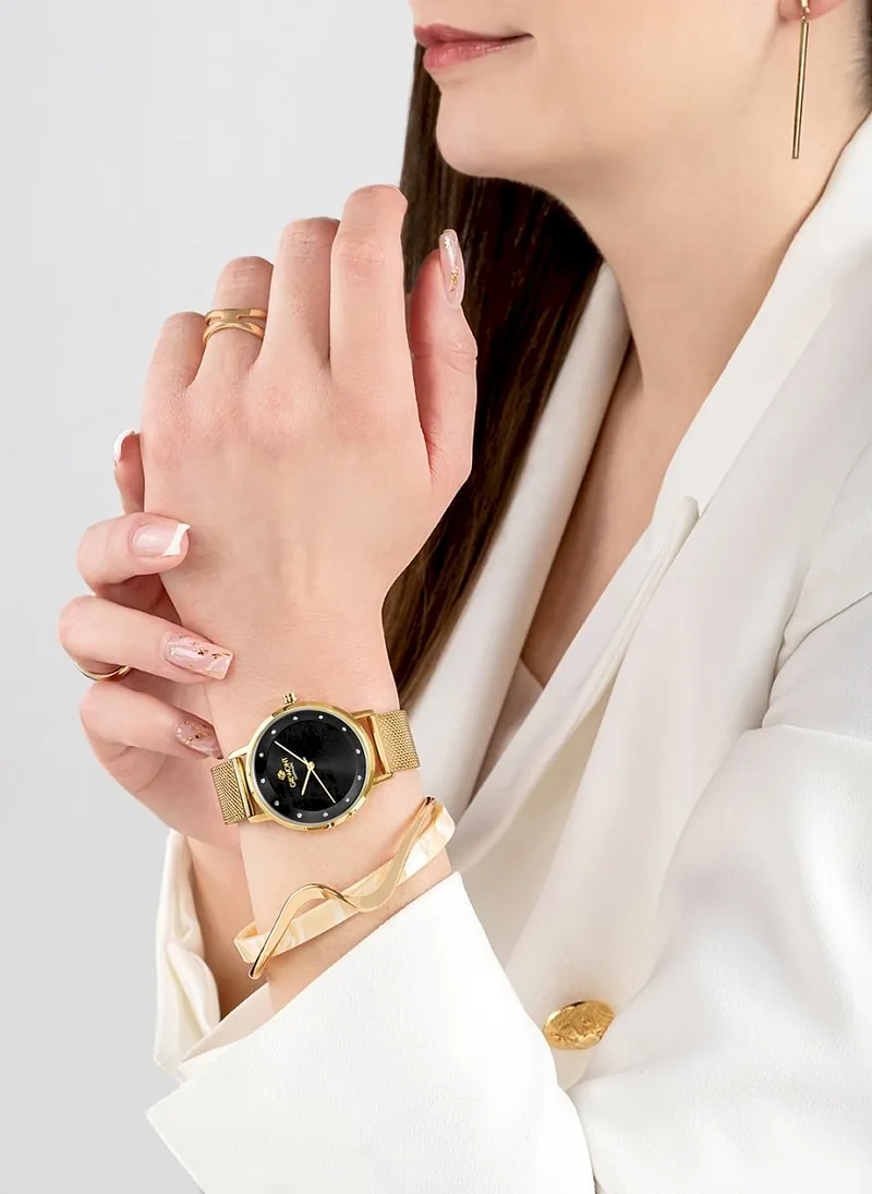 Giewont Sapphire Women’s Watch / gold-black