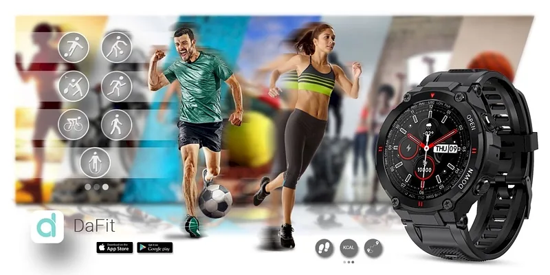 GIEWONT Smartwatch GW430-1 / black