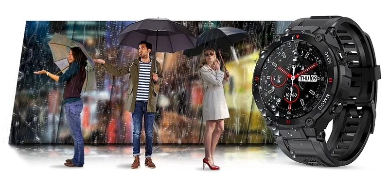 GIEWONT Smartwatch GW430-1 / black