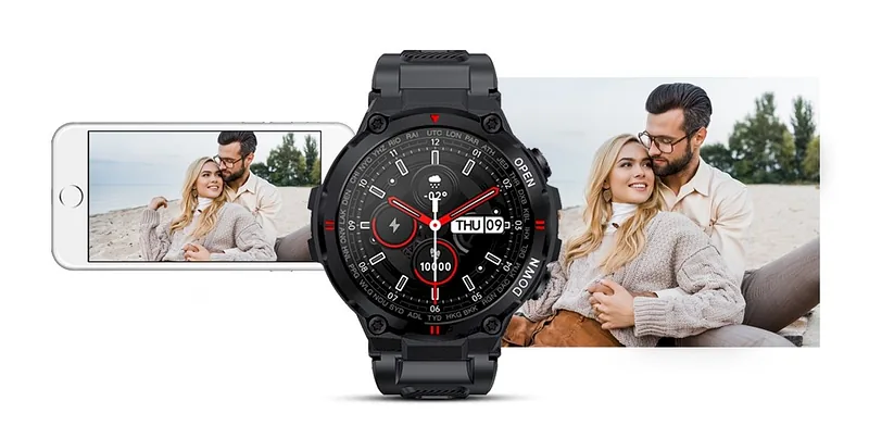 GIEWONT Smartwatch GW430-1 / black
