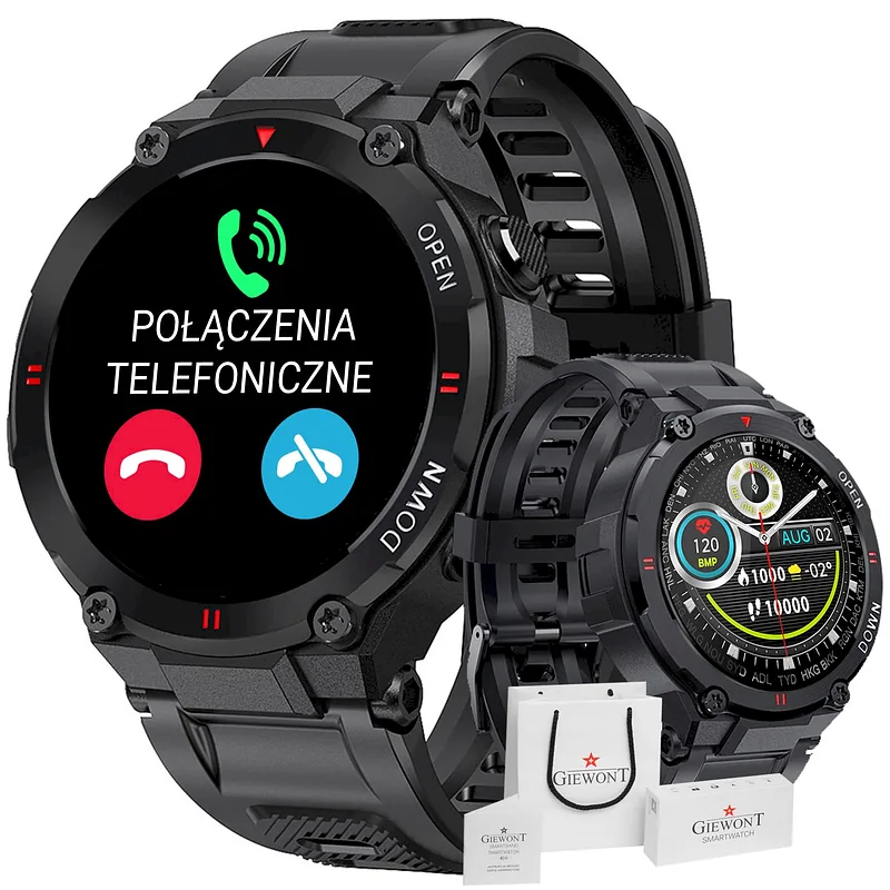 GIEWONT Smartwatch GW430-1 / black