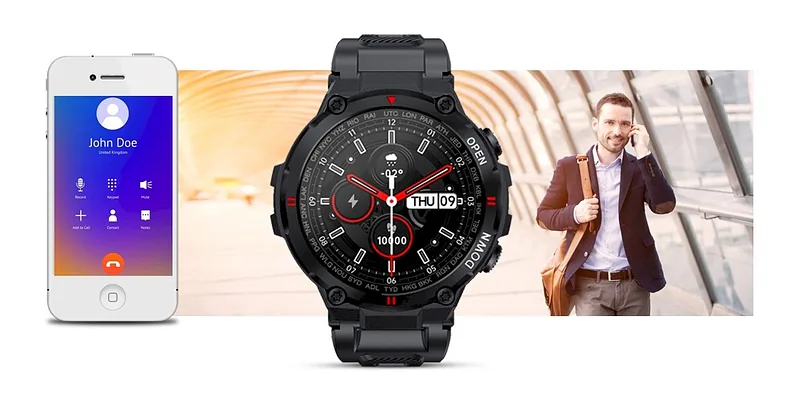 GIEWONT Smartwatch GW430-1 / black