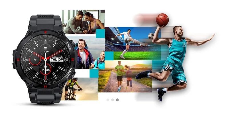 GIEWONT Smartwatch GW430-1 / black