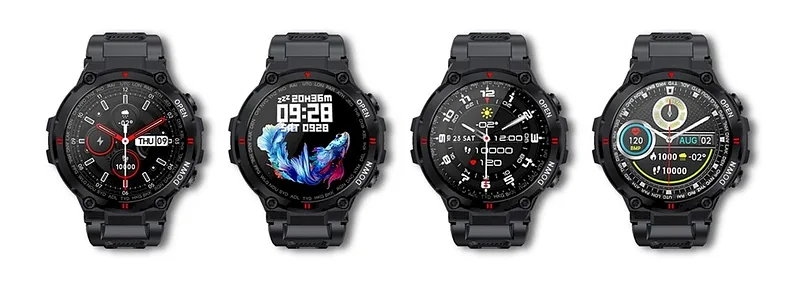 GIEWONT Smartwatch GW430-1 / black