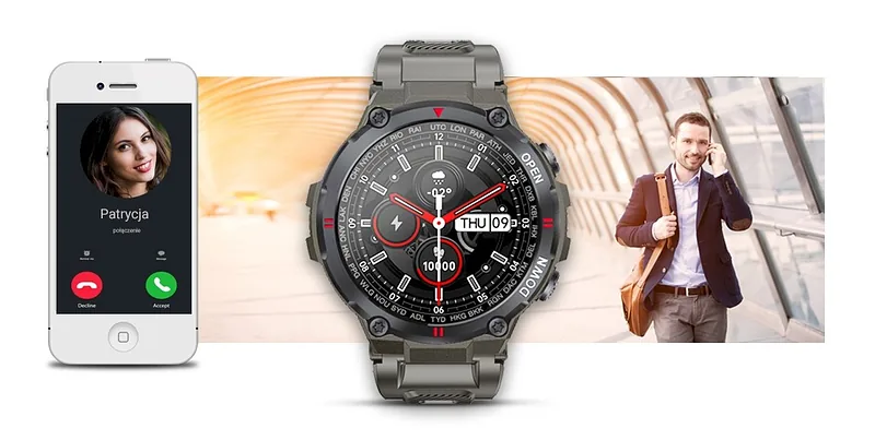 GIEWONT Smartwatch GW430-2 / grey