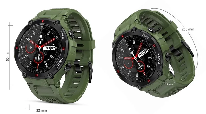 GIEWONT Smartwatch GW430-3 / green