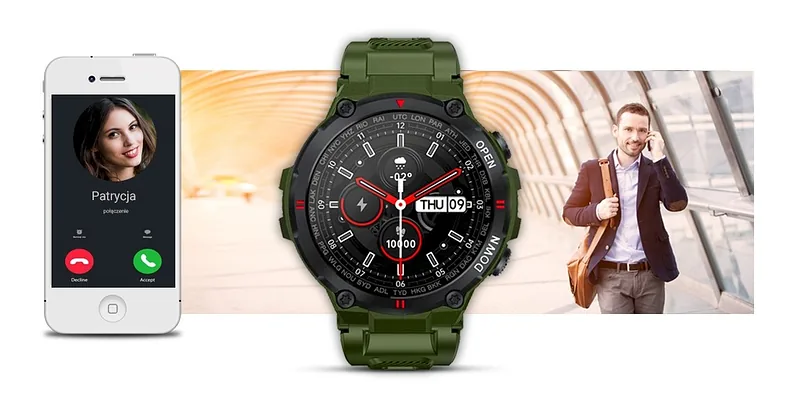 GIEWONT Smartwatch GW430-3 / green