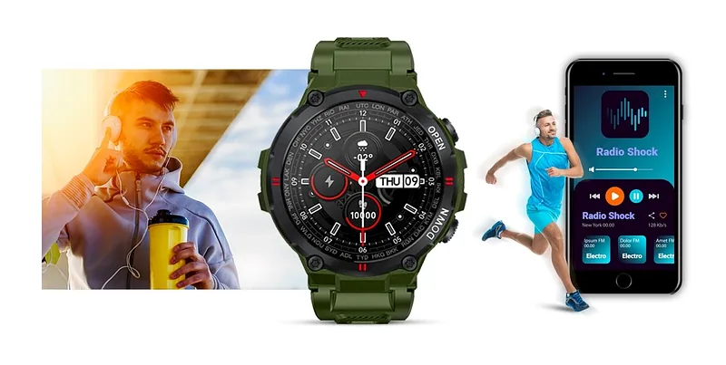 GIEWONT Smartwatch GW430-3 / green
