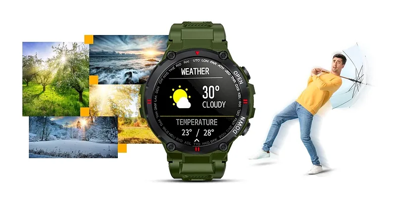 GIEWONT Smartwatch GW430-3 / green