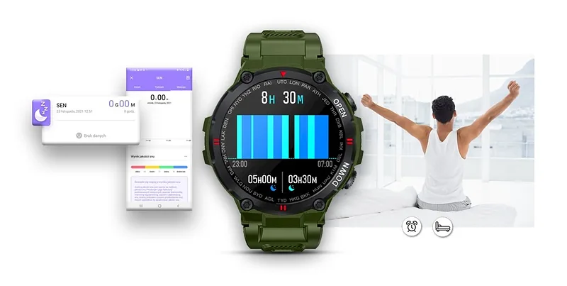 GIEWONT Smartwatch GW430-3 / green