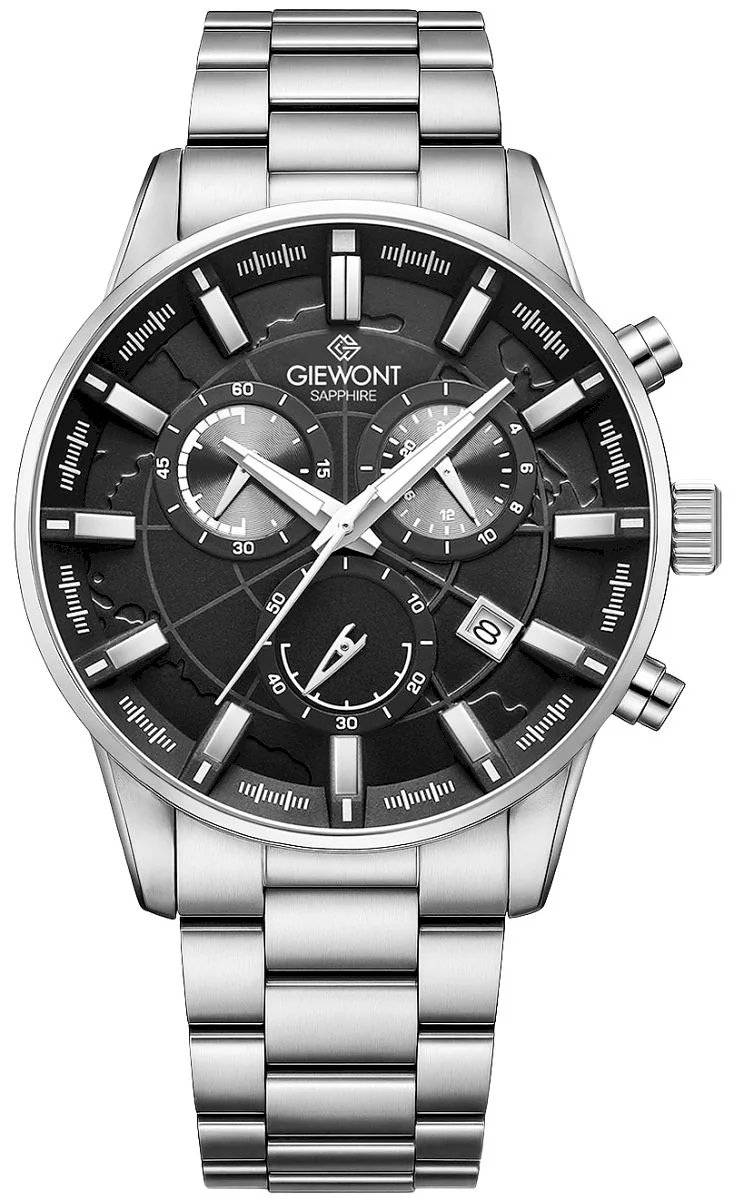 Giewont Chronograph Sapphire Men's Watch GW4580-B2 / silver