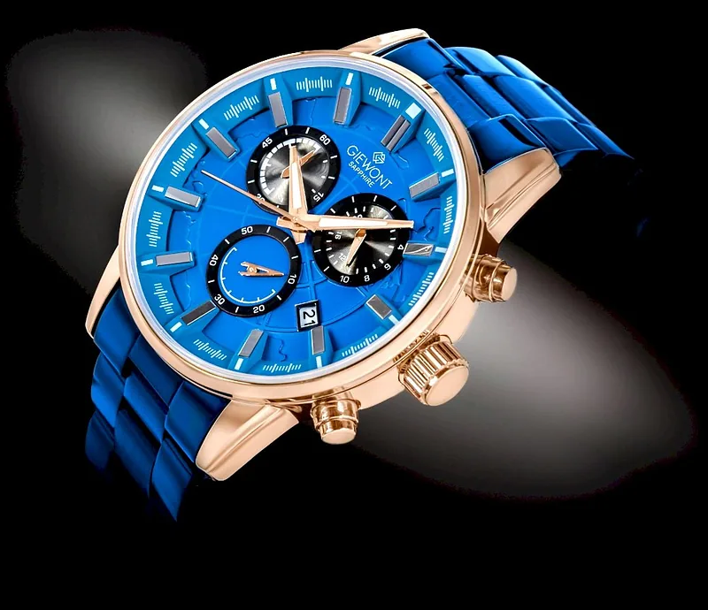 Giewont Chronograph Sapphire Men’s Watch GW4580-B5 / blue